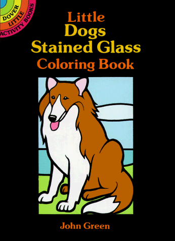 Book cover for Little Dogs Stained Glass