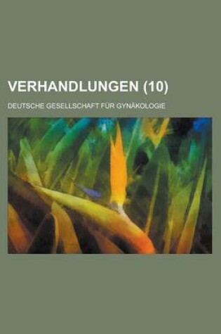 Cover of Verhandlungen (10)