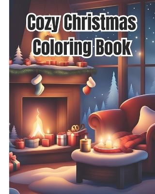 Book cover for Cozy Christmas Coloring Book