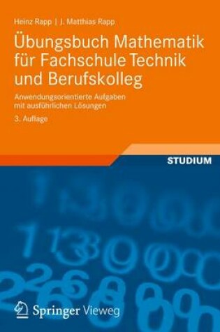 Cover of Ubungsbuch Mathematik Fur Fachschule Technik Und Berufskolleg