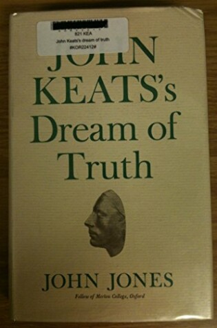 Cover of John Keats' Dream of Truth