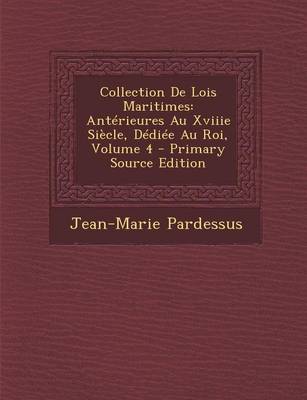 Book cover for Collection de Lois Maritimes