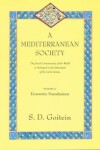 Book cover for A Mediterranean Society, Volume I