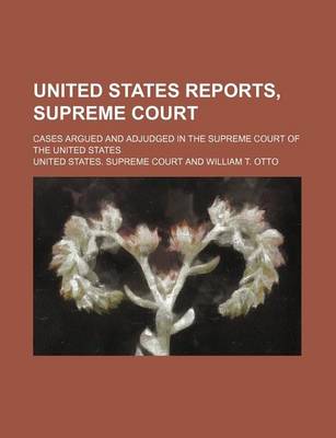 Book cover for United States Reports, Supreme Court (Volume 16); Cases Argued and Adjudged in the Supreme Court of the United States