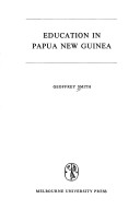 Cover of Education in Papua New Guinea