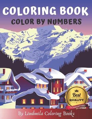 Book cover for Coloring Books - Color By Numbers