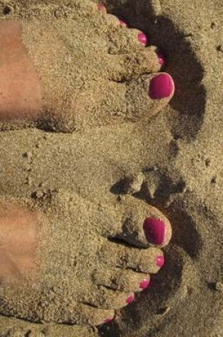 Cover of Pink Painted Toe Nails in the Sand