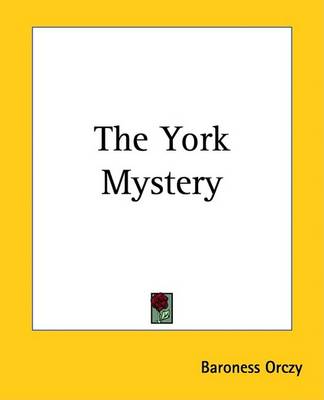 Book cover for The York Mystery