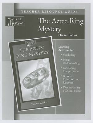 Book cover for The Aztec Ring Mystery Teacher Resource Guide
