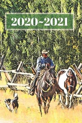 Book cover for Horse Riding in Rocky Mountain Dated Calendar Planner 2 years To-Do Lists, Tasks, Notes Appointments