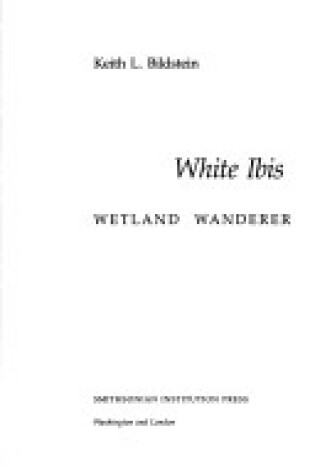 Cover of The White Ibis