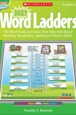 Cover of Interactive Whiteboard Activities: Daily Word Ladders Grades 4-6