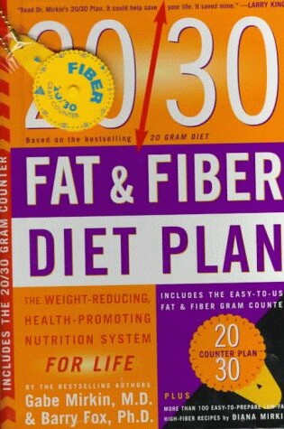 Cover of 20/30 Fat and Fibre Diet Plan