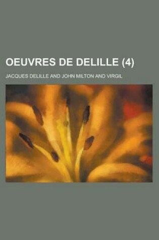 Cover of Oeuvres de Delille (4 )
