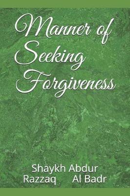 Book cover for Manner of Seeking Forgiveness