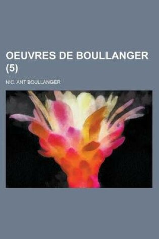 Cover of Oeuvres de Boullanger (5)