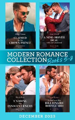 Book cover for Modern Romance December 2023 Books 5-8