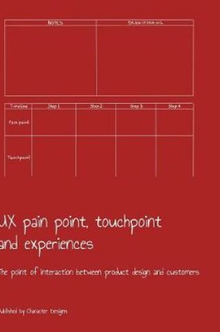 Cover of UX pain point, touchpoint and experiences