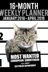 Book cover for 2018-2019 Weekly Planner - Most Wanted European Shorthair