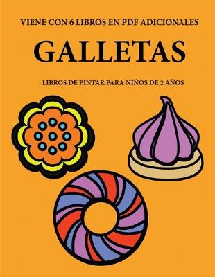 Book cover for Libros de pintar para ninos de 2 anos (Galletas)