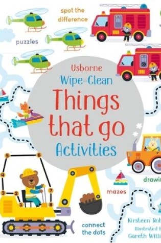 Cover of Wipe-Clean Things That Go Activities