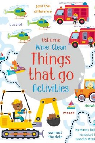 Cover of Wipe-Clean Things That Go Activities