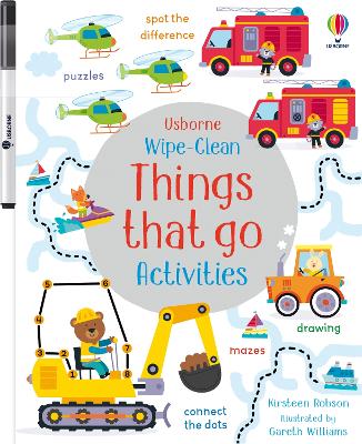 Book cover for Wipe-Clean Things That Go Activities