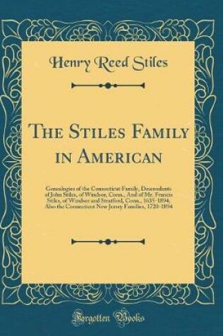 Cover of The Stiles Family in American