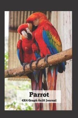 Cover of Parrot 4x4 Graph 8x10 Journal