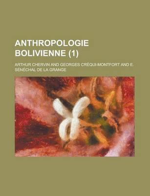 Book cover for Anthropologie Bolivienne (1)