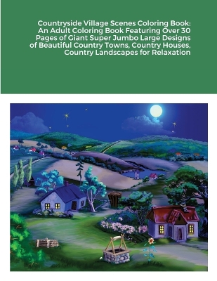 Book cover for Countryside Village Scenes Coloring Book