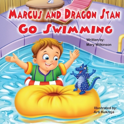 Book cover for Marcus and Dragon Stan Go Swimming