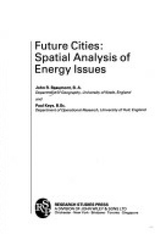 Cover of Future Cities