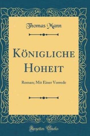 Cover of Königliche Hoheit