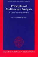 Cover of Principles of Multivariate Analysis