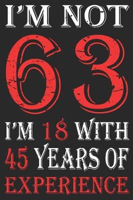 Book cover for I'm Not 63