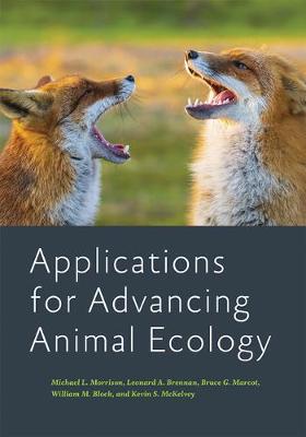 Cover of Applications for Advancing Animal Ecology