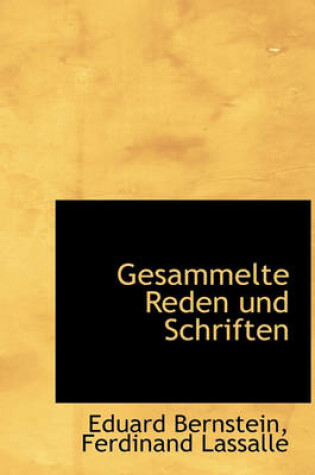 Cover of Gesammelte Reden Und Schriften