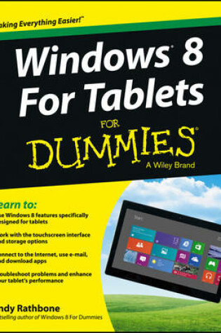 Cover of Windows For Tablets For Dummies