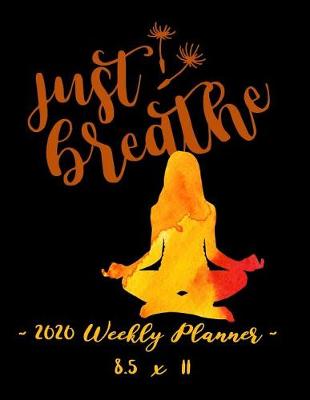 Book cover for 2020 Weekly Planner - Just Breathe