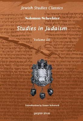 Book cover for Studies in Judaism (Vol 3)