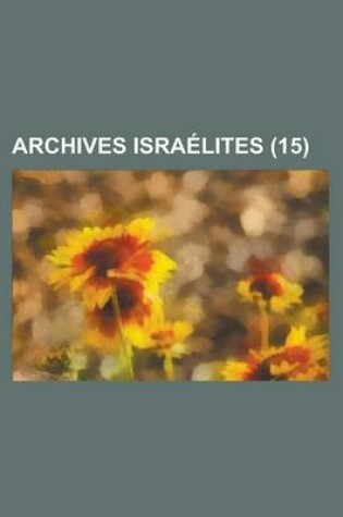 Cover of Archives Isra Lites (15)