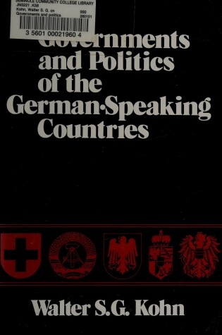 Cover of Govern.& Polit.German-Speaking