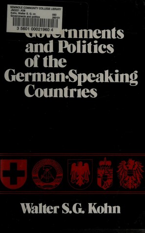 Book cover for Govern.& Polit.German-Speaking