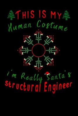 Book cover for this is my human costume im really santa structural engineer