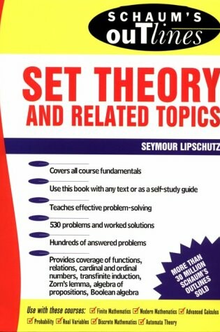 Cover of Schaum's Outline of Set Theory and Related Topics