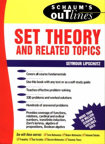 Cover of Schaum's Outline of Set Theory and Related Topics