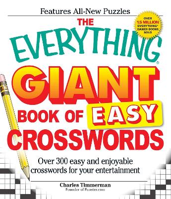 Book cover for The Everything Giant Book of Easy Crosswords