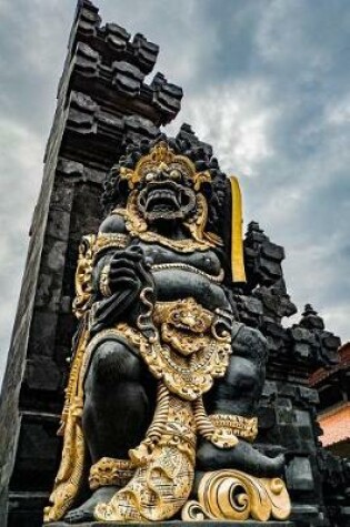 Cover of Black and Gold Temple Statue in Bali Journal