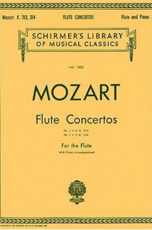 Cover of Flute Concertos KV 313 and KV 314